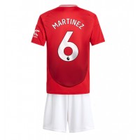 Manchester United Lisandro Martinez #6 Replica Home Minikit 2024-25 Short Sleeve (+ pants)